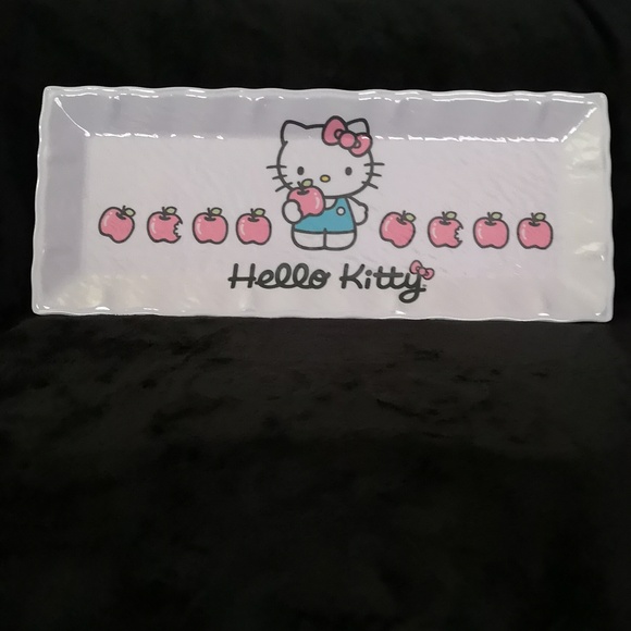 Brand New Extra Large Hello Kitty Melamine Serving or Vanity Tray Sanrio - Picture 1 of 4